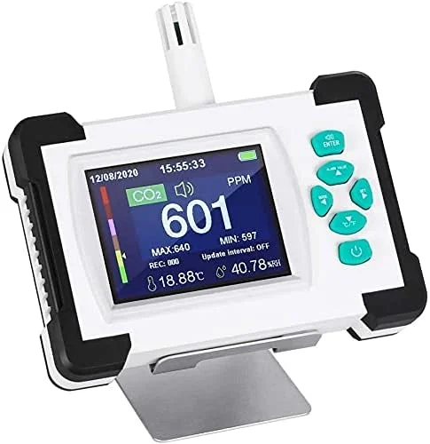 دستگاه تشخیص کیفیت هوا ZXM، سنجش دما/رطوبت با قابلیت خروجی داده PDF و سنسور با دقت بالا 0-9999ppm