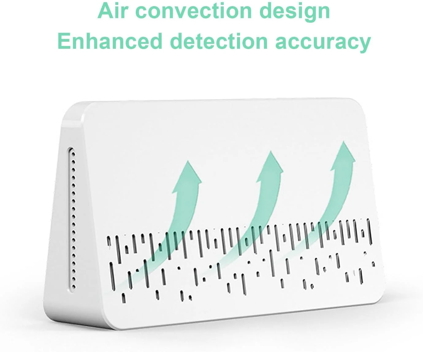 دستگاه تشخیص کیفیت Zhjvihx، دستگاه تست کیفیت داخلی 7 در 1 برای اتاق نشیمن، زیرزمین، گلخانه، کارگاه با یادآوری تاریخ و زمان، کابل شارژ و تهویه قابل مشاهده
