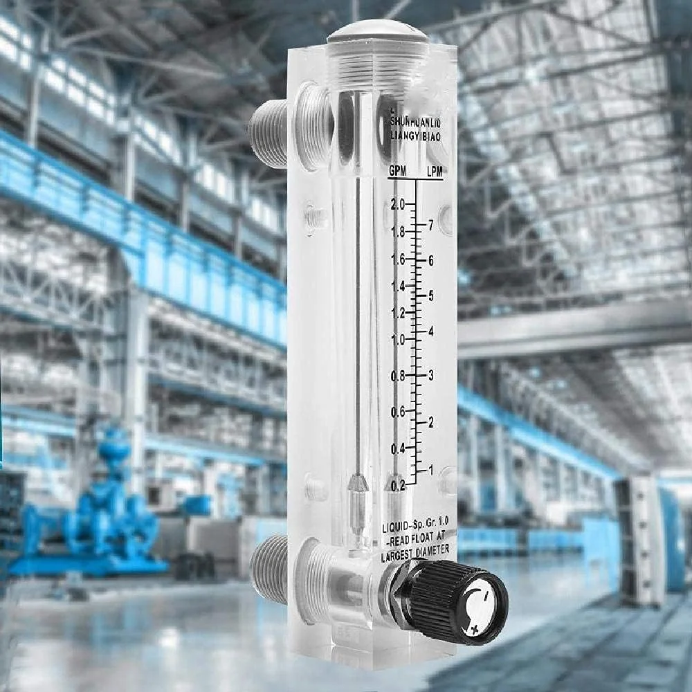 فلومتر مایع ZDELT 1-7 LPM LZM-15T، فلومتر نوع پنلی با نرخ جریان بزرگ، محدوده های اندازه گیری متعدد در دسترس هستند