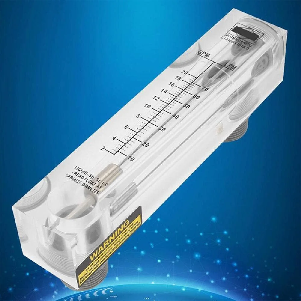 فلومتر مایع ZDELT مدل LPM10-70 با پنل دکمه ای، از جنس اکریلیک پلکسی گلاس، اندازه گیری جریان بزرگ با محدوده های اندازه گیری متنوع