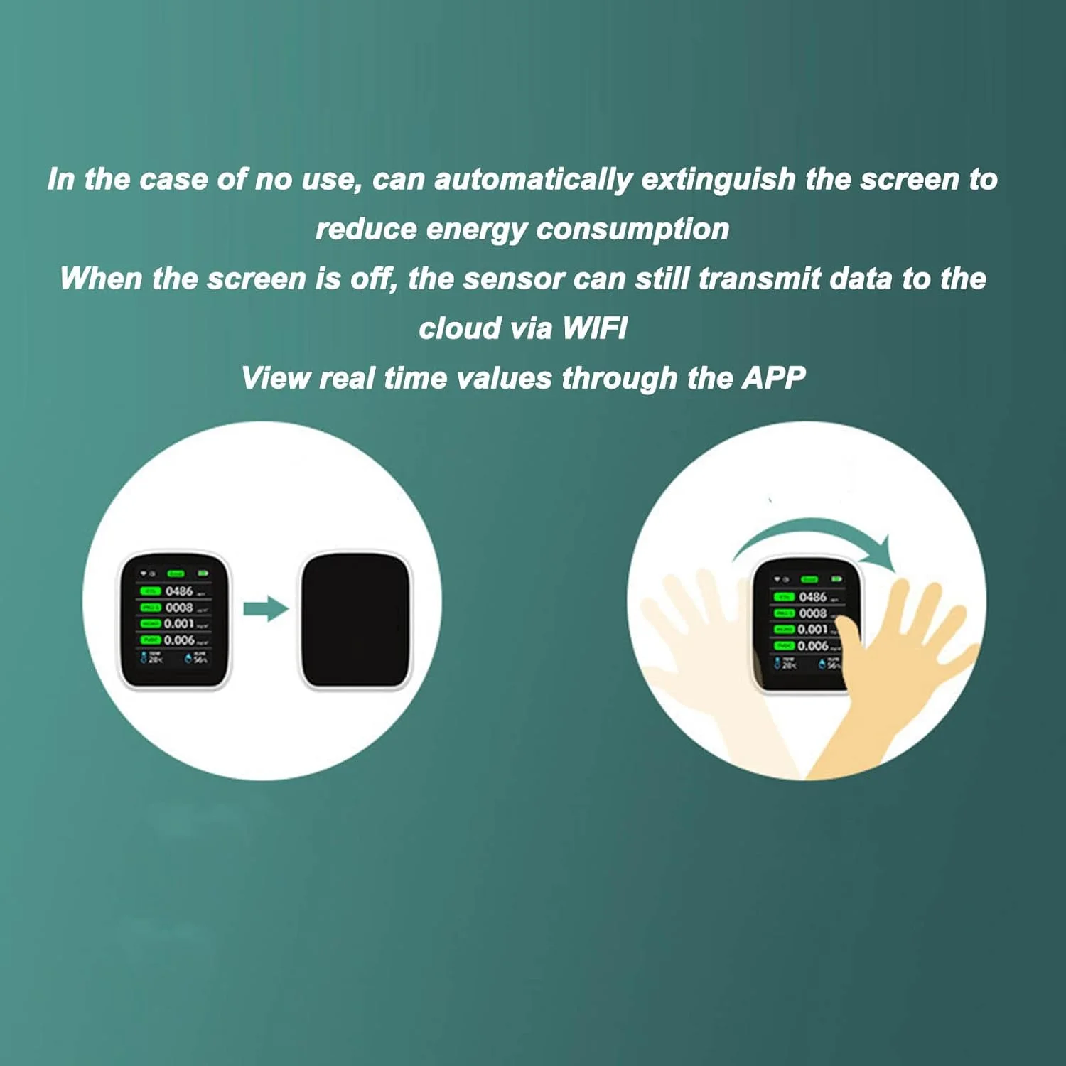 دستگاه سنجش کیفیت هوا Zhed 8 در 1، مانیتور CO2 برای Tuya، تشخیص PM1.0، PM2.5، PM10، دما و رطوبت، ردیاب هوشمند بی سیم قابل شارژ دی اکسید کربن برای خانه یا دفتر دستگاه سنجش کیفیت هوا Zhed 8 در 1، مانیتور CO2 برای Tuya، تشخیص PM1.0، PM2.5، PM10، دما و رطوبت، ردیاب هوشمند بی سیم قابل شارژ دی اکسید کربن برای خانه یا دفتر