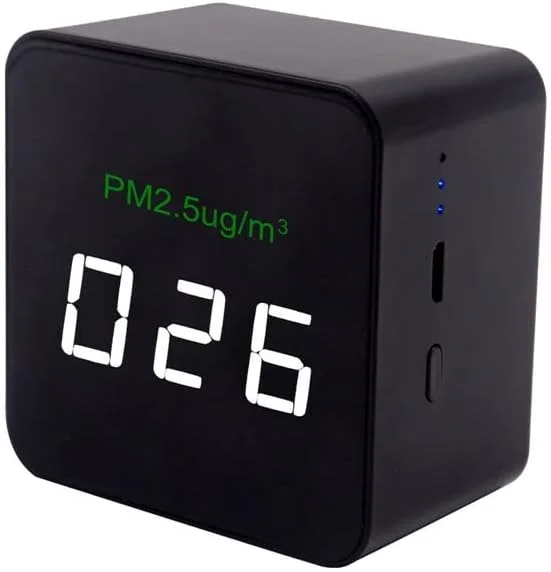 دستگاه سنجش کیفیت هوا ZCBYBT PM2.5، مانیتور آلودگی هوای داخلی بلادرنگ، تستر مه قابل حمل، مانیتور هوای خودرو
