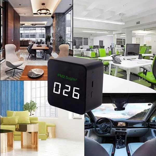 دستگاه سنجش کیفیت هوا ZCBYBT PM2.5، مانیتور آلودگی هوای داخلی بلادرنگ، تستر مه قابل حمل، مانیتور هوای خودرو دستگاه سنجش کیفیت هوا ZCBYBT PM2.5، مانیتور آلودگی هوای داخلی بلادرنگ، تستر مه قابل حمل، مانیتور هوای خودرو