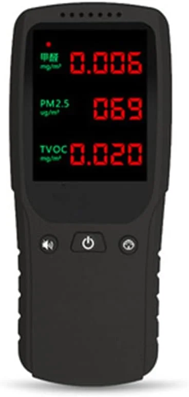 دستگاه سنجش کیفیت هوا ZCBYBT، ردیاب HCHO PM2.5 TVOC، مقدار عددی دقیق، کالیبراسیون هوشمند، حمل آسان، مناسب برای خانه، ماشین، دفتر و غیره