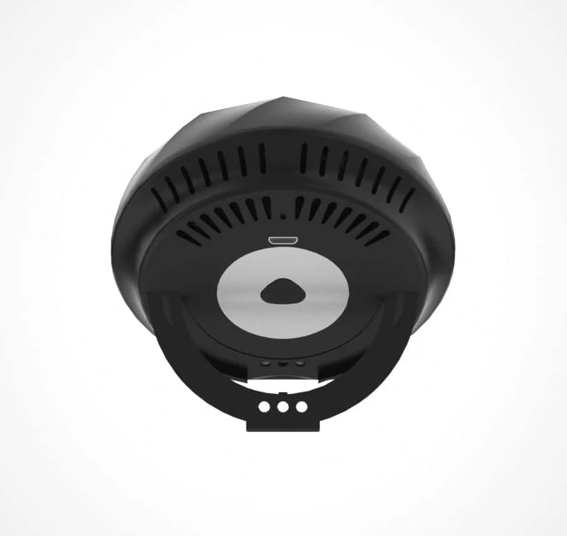 ZCBYBT PM2.5 PM1.0 PM10 تشخیص دما و رطوبت، نمایش تاریخ و زمان، قابل اتصال به تلفن های همراه، مشکی