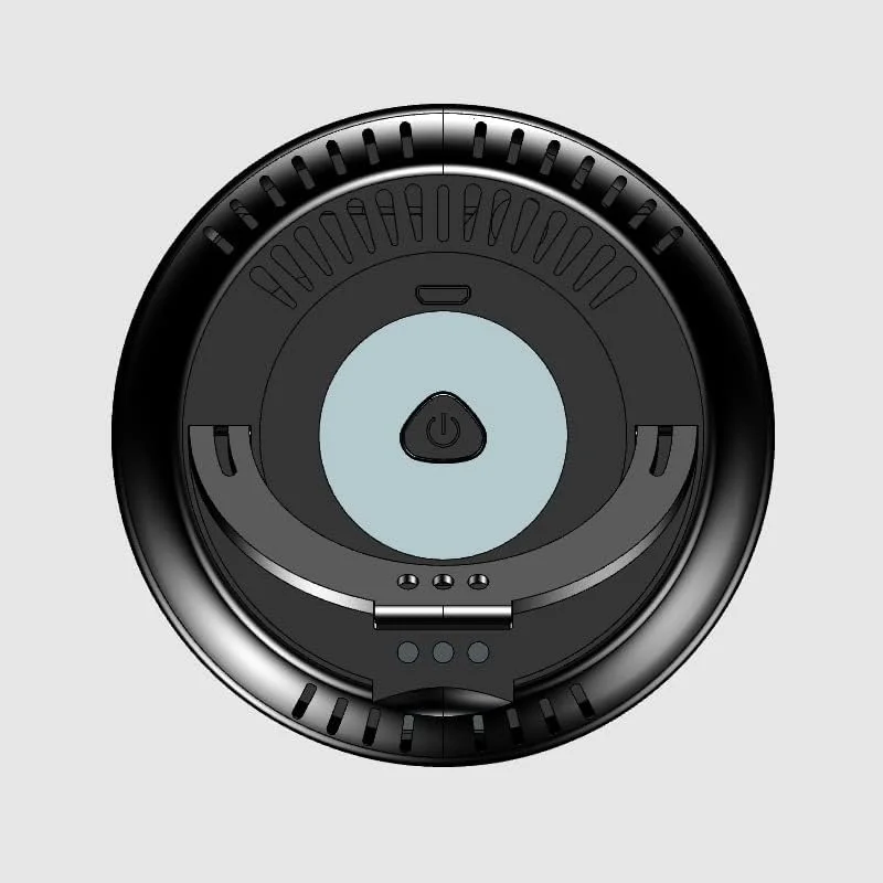 ZCBYBT PM2.5 PM1.0 PM10 تشخیص دما و رطوبت، نمایش تاریخ و زمان، قابل اتصال به تلفن های همراه، مشکی