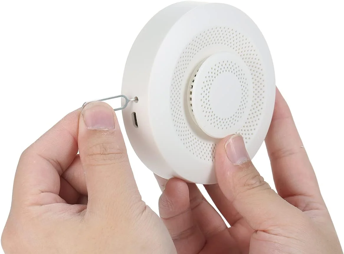 دستگاه سنجش کیفیت هوای هوشمند YaBuy Zigbee با قابلیت هشدار و ثبت داده برای تست فرمالدهید، VOC، دی اکسید کربن CO2، دما و رطوبت