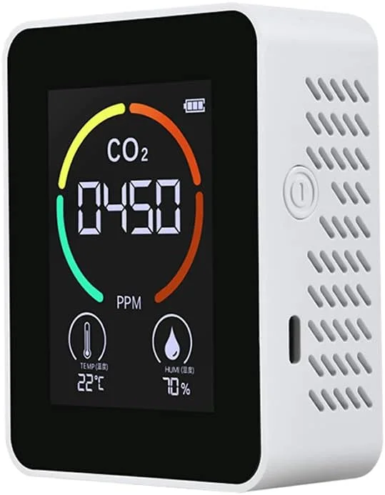 دستگاه سنجش CO2 قابل حمل چند منظوره YaBuy، ترموهیگرومتر دیجیتال خانگی هوشمند، کیفیت هوا و آلودگی هوا دستگاه سنجش CO2 قابل حمل چند منظوره YaBuy، ترموهیگرومتر دیجیتال خانگی هوشمند، کیفیت هوا و آلودگی هوا
