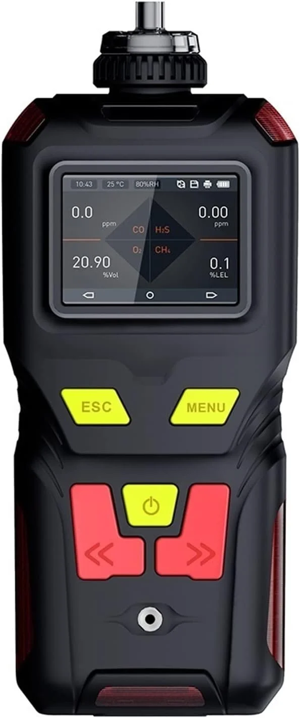 صفحه نمایش کیفیت هوا XYHIPO O2، ردیاب قابل حمل دستی غلظت اکسیژن، ردیاب گاز، محدوده هشدار محتوای اکسیژن مکش پمپ 0-30٪ حجم (0-25٪ حجم)