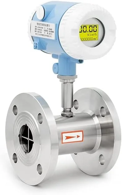فلومتر توربینی XYHIPO ابزار اندازه گیری نرخ جریان مایع اتصال فلنج استاندارد فلومتر توربینی (Dn20)
