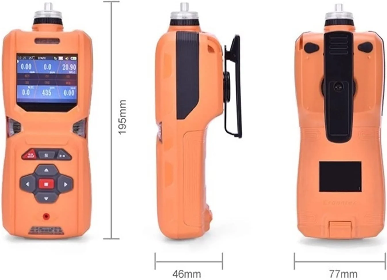 دستگاه سنجش کیفیت هوا XYHIPO، آلارم گازهای قابل اشتعال CH4 متان، بیوگاز، گاز طبیعی، آمونیاک، تستر قابل حمل ضد انفجار با دقت بالا (مادون قرمز معمولی 0-100% حجمی)