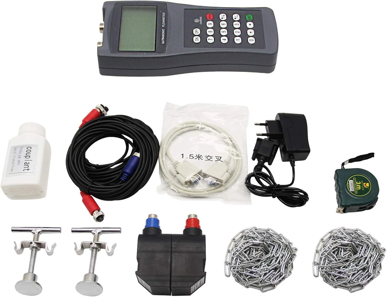 فلومتر التراسونیک دستی XAOHYE TDS-100H با ترانسدیوسر M2