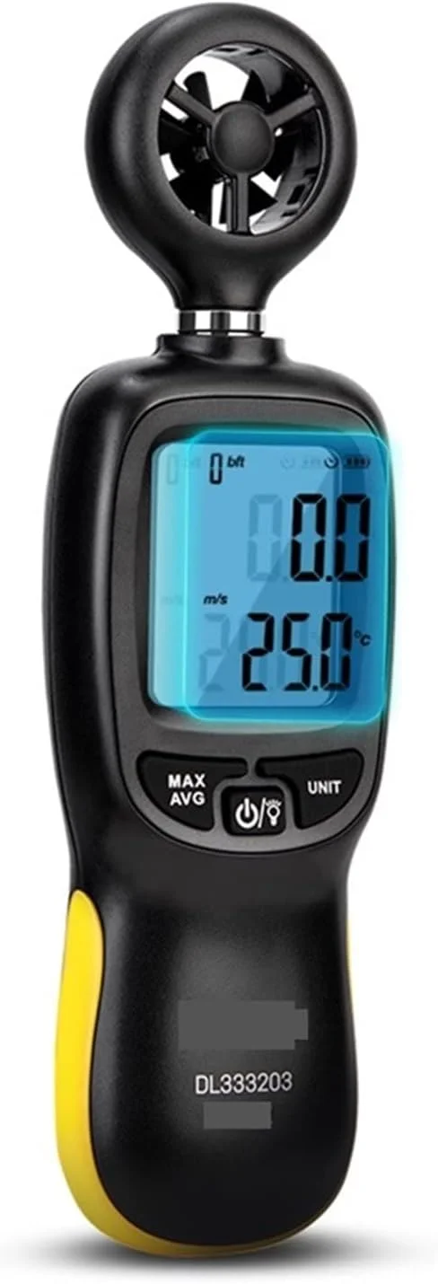 بادسنج دستی WWART، بادسنج دیجیتالی با دقت بالا، ابزار تشخیص حجم هوای باد، مورد استفاده گسترده در کشاورزی، جنگلداری، محیط زیست، نمایش سرعت