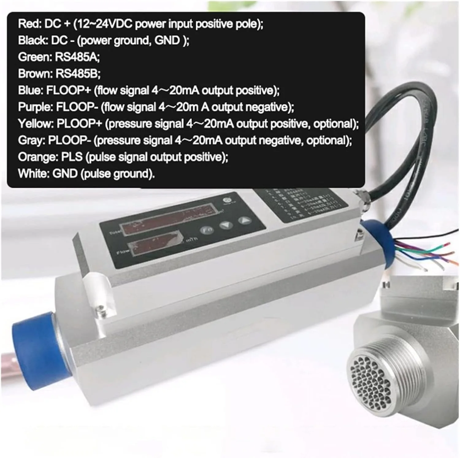 تایمر دیجیتال آب XOSHHS سری MF2000 فلومتر دبی سنج MF2025/MF2032/MF2050 جریان بزرگ 2~400m3/H فلومتر جرم گاز دیجیتال هوا نیتروژن اکسیژن آرگون دی اکسید کربن برنامه ساده و انعطاف پذیر