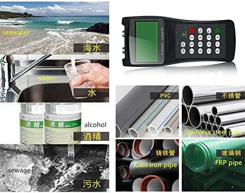 فلومتر التراسونیک دستی XAOHYE TDS-100H با ترانسدیوسر M2