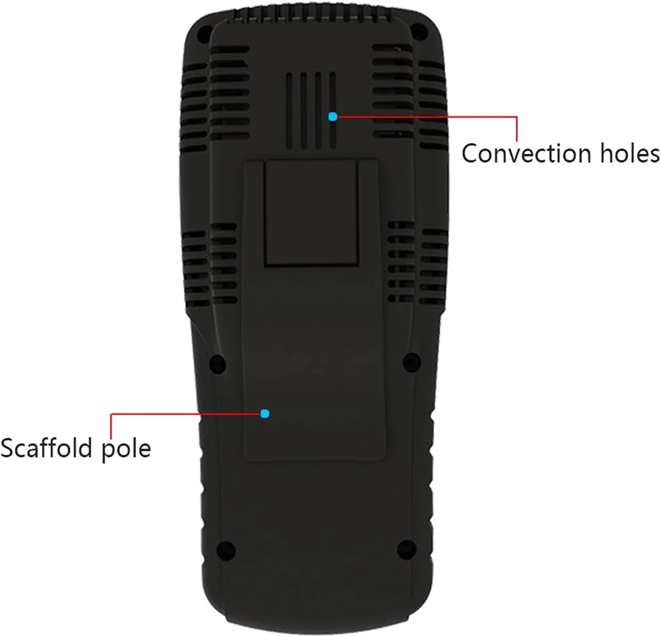 دستگاه تشخیص گاز WRQzxcv خانگی، داخلی، با دقت بالا برای تشخیص دود، گرد و غبار، فرمالدئید، کیفیت هوا، آلارم با صدای بلند و صفحه نمایش دیجیتال LCD