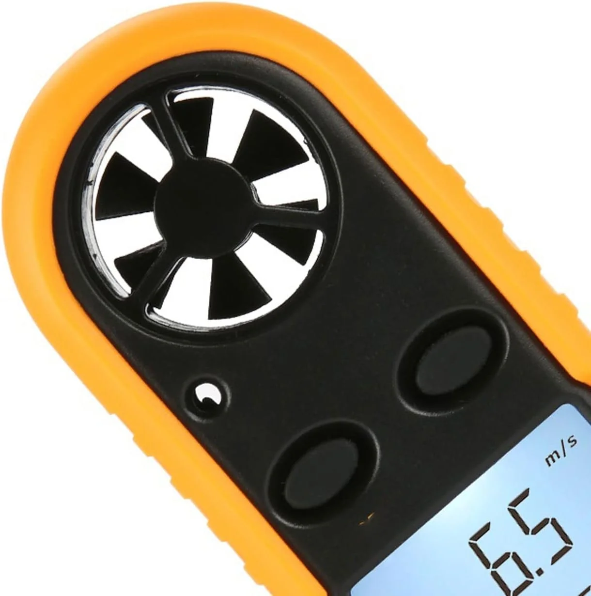 بادسنج WAYOM، بادسنج دستی 2 در 1 برای اندازه گیری سرعت باد، دما و حجم هوای محیط بیرون و سیستم تهویه مطبوع، حسگر با دقت بالا