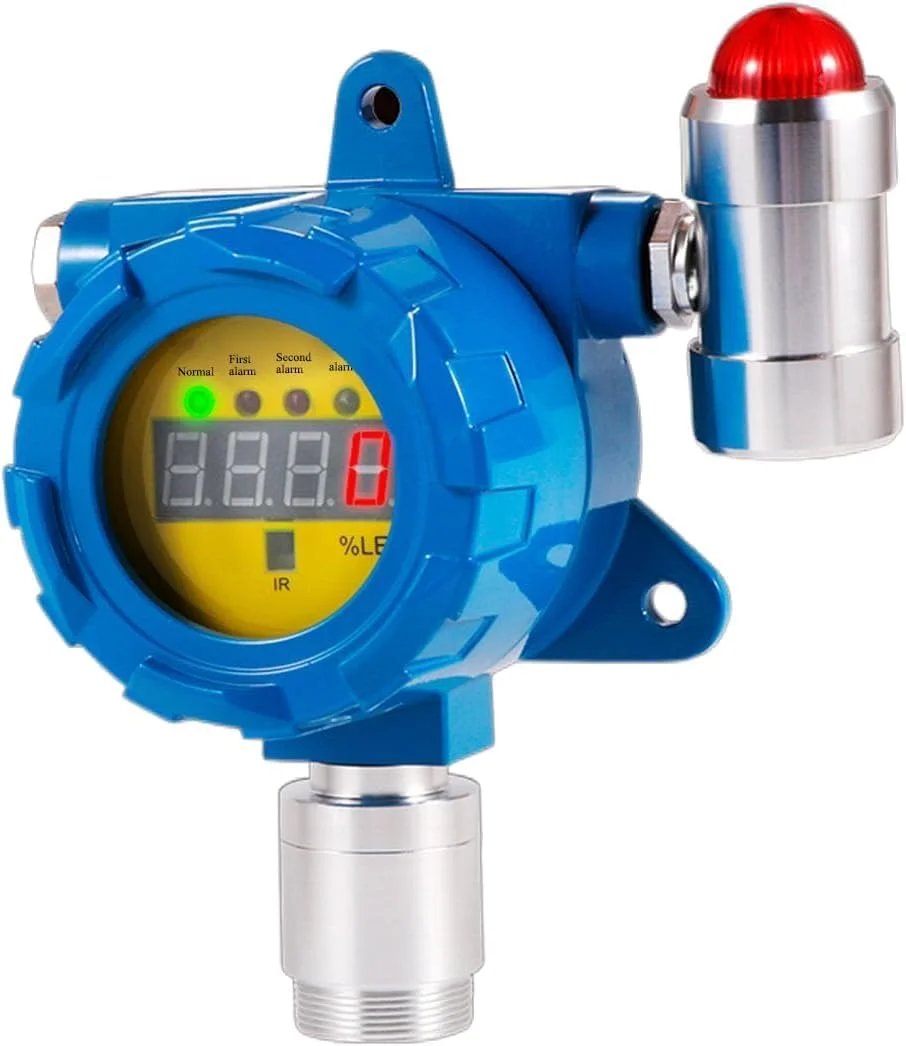 دتکتور اکسیژن Whappocco – دتکتور نشت گاز درجه صنعتی، نصب دیواری برای نظارت مداوم | ضد انفجار | کنترل و نظارت از راه دور