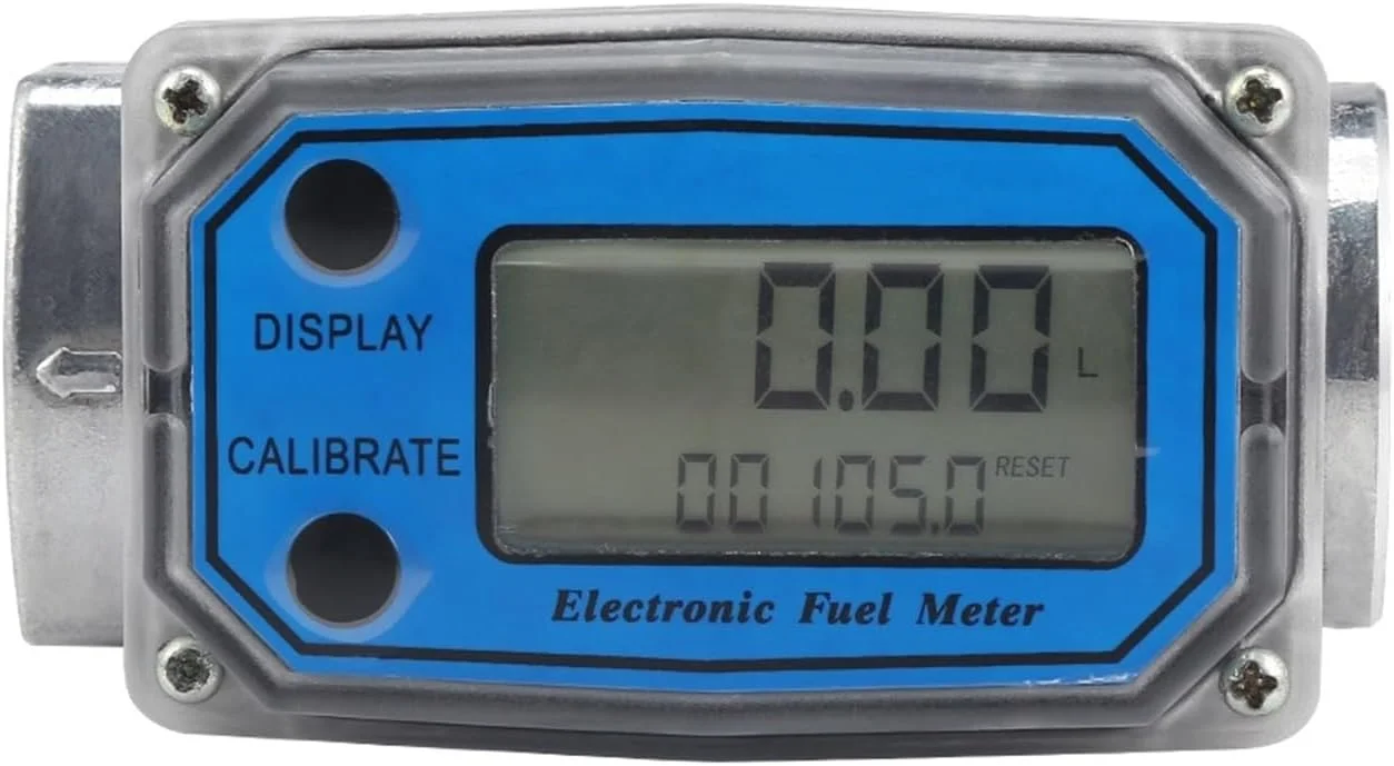 فلومتر آب، 25 مقیاس جریان دیجیتال برای اندازه گیری بنزین نفت سفید (آبی) فلومتر آب، 25 مقیاس جریان دیجیتال برای اندازه گیری بنزین نفت سفید (آبی)