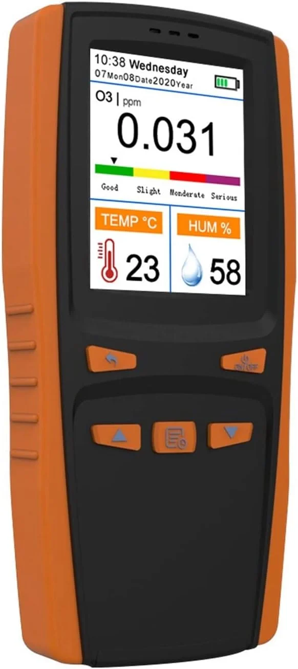 دستگاه سنجش کیفیت هوا WRQzxcv، آنالیزور ازن قابل حمل، دستگاه چند منظوره هوشمند اندازه گیری ازن O3، سنسور تشخیص گاز، دستگاه سنجش آلودگی کیفیت هوا دستگاه سنجش کیفیت هوا WRQzxcv، آنالیزور ازن قابل حمل، دستگاه چند منظوره هوشمند اندازه گیری ازن O3، سنسور تشخیص گاز، دستگاه سنجش آلودگی کیفیت هوا