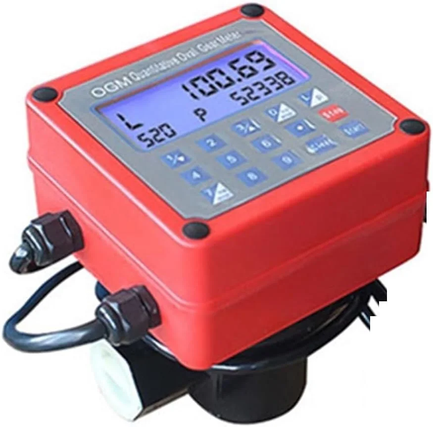 فلومتر آب، دنده بیضوی DC12v / 24v AC، فلومتر روغن کمی از پیش تعیین شده الکترونیکی برای بنزین (AC)