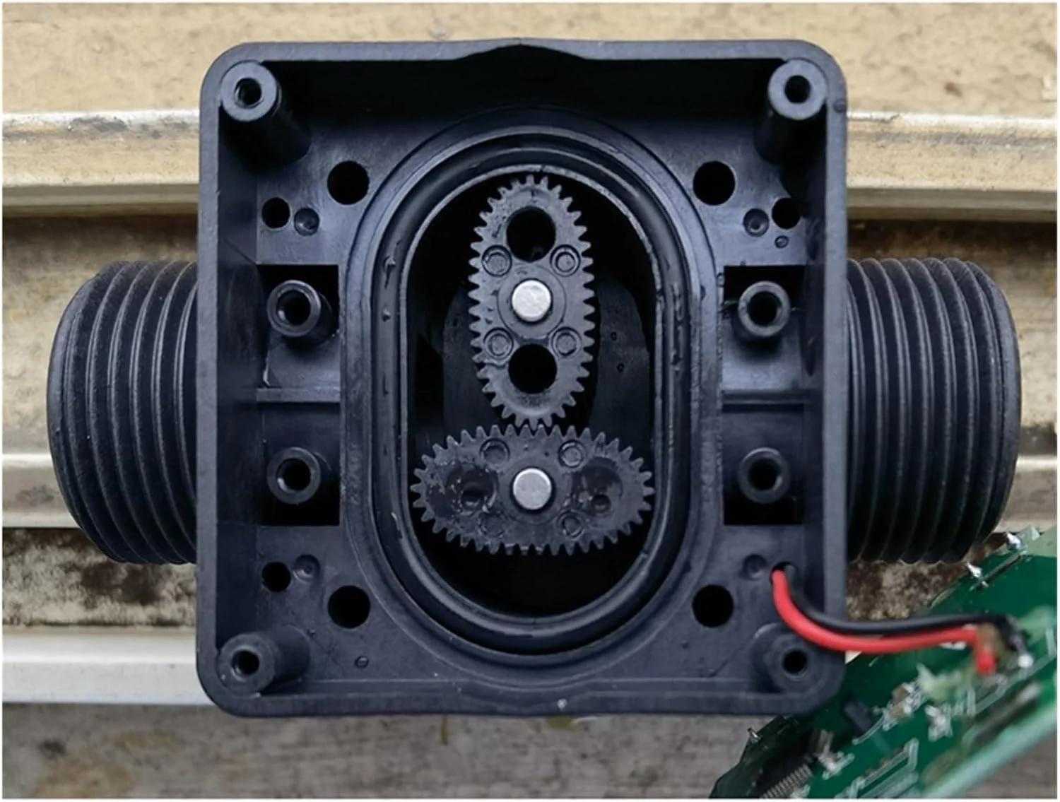 فلومتر آب، K28 مقیاس جریان نمایشگر الکترونیکی برای اندازه گیری میزان جریان متانول و اوره (سفید)