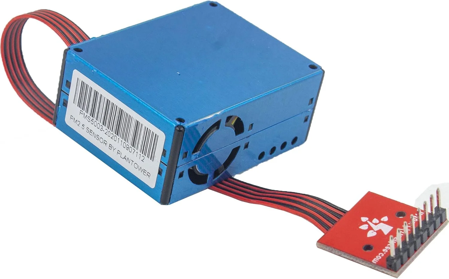 سنسور کیفیت هوا whiteeeen PMS5003 PM2.5 PM10 به همراه برد توسعه 2.54 میلی‌متری، استفاده آسان