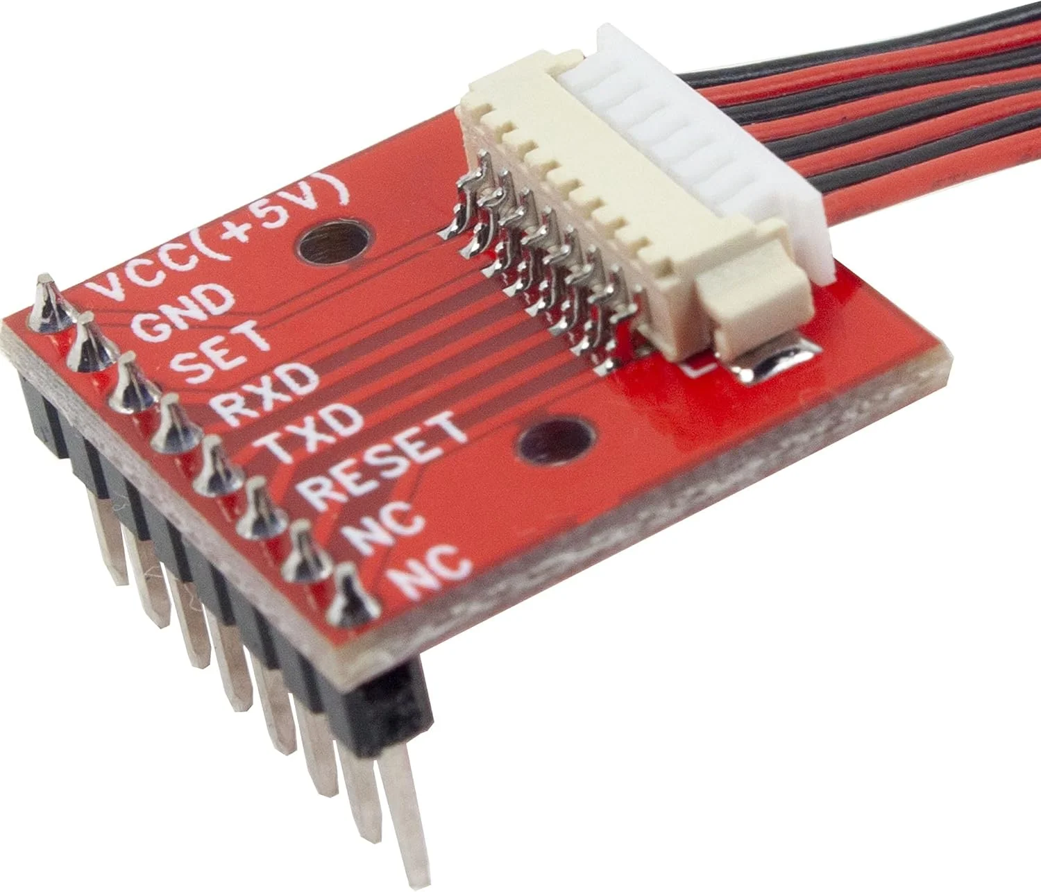 سنسور کیفیت هوا whiteeeen PMS5003 PM2.5 PM10 به همراه برد توسعه 2.54 میلی‌متری، استفاده آسان