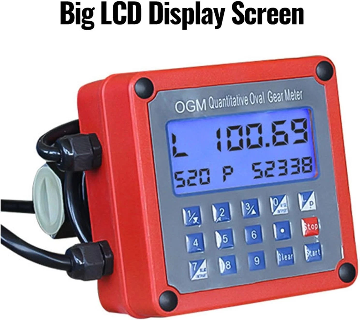 فلومتر آب، دنده بیضوی DC12v / 24v AC، فلومتر روغن کمی از پیش تعیین شده الکترونیکی برای بنزین (AC)