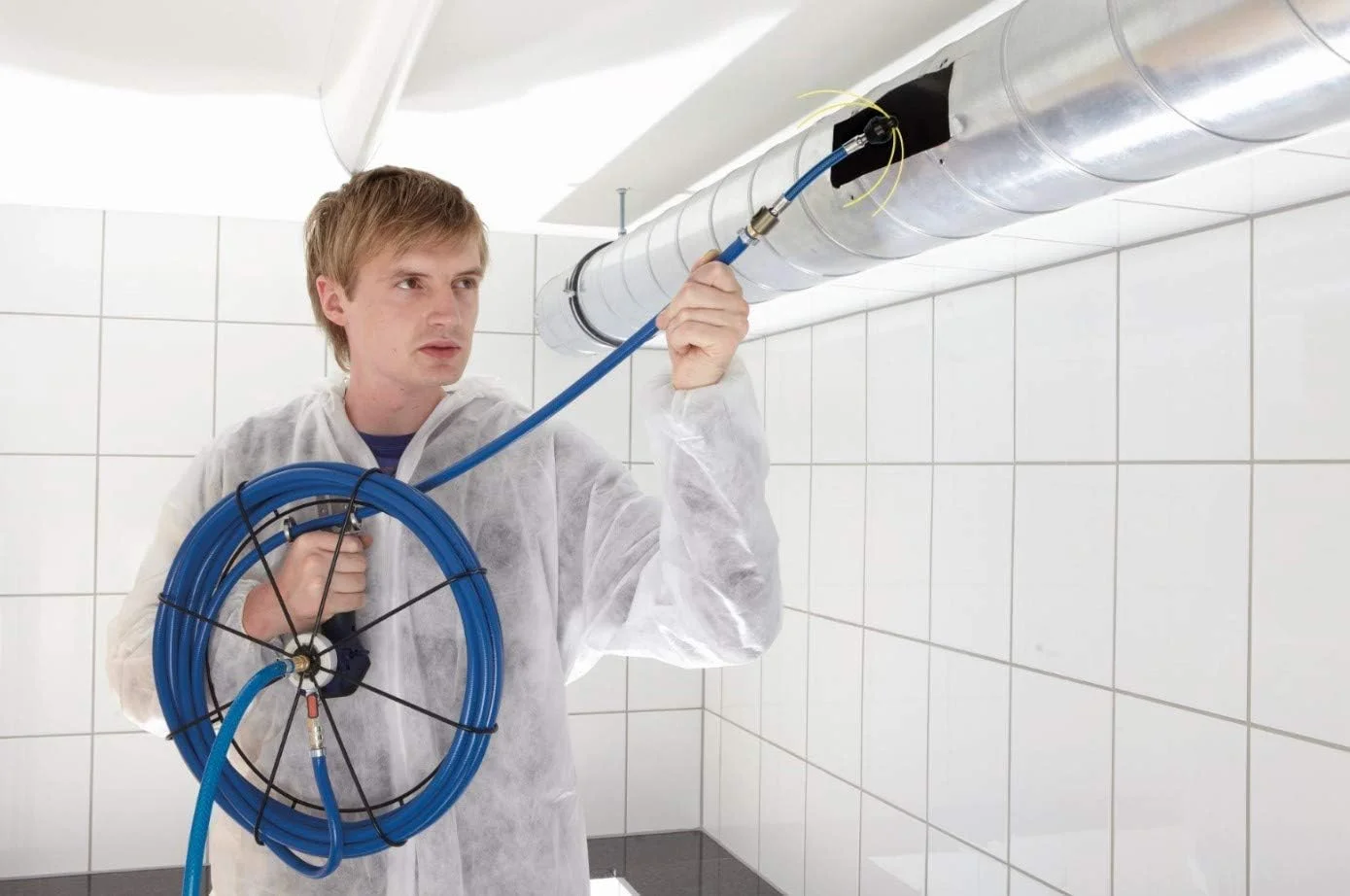 مجموعه حرفه ای تمیز کننده هوای فشرده ووهلر | ابزار تمیز کردن مجرای هوا برای کاربردهای مسکونی و تجاری | تمیز کردن دریچه خشک کن | شامل 7 قطعه