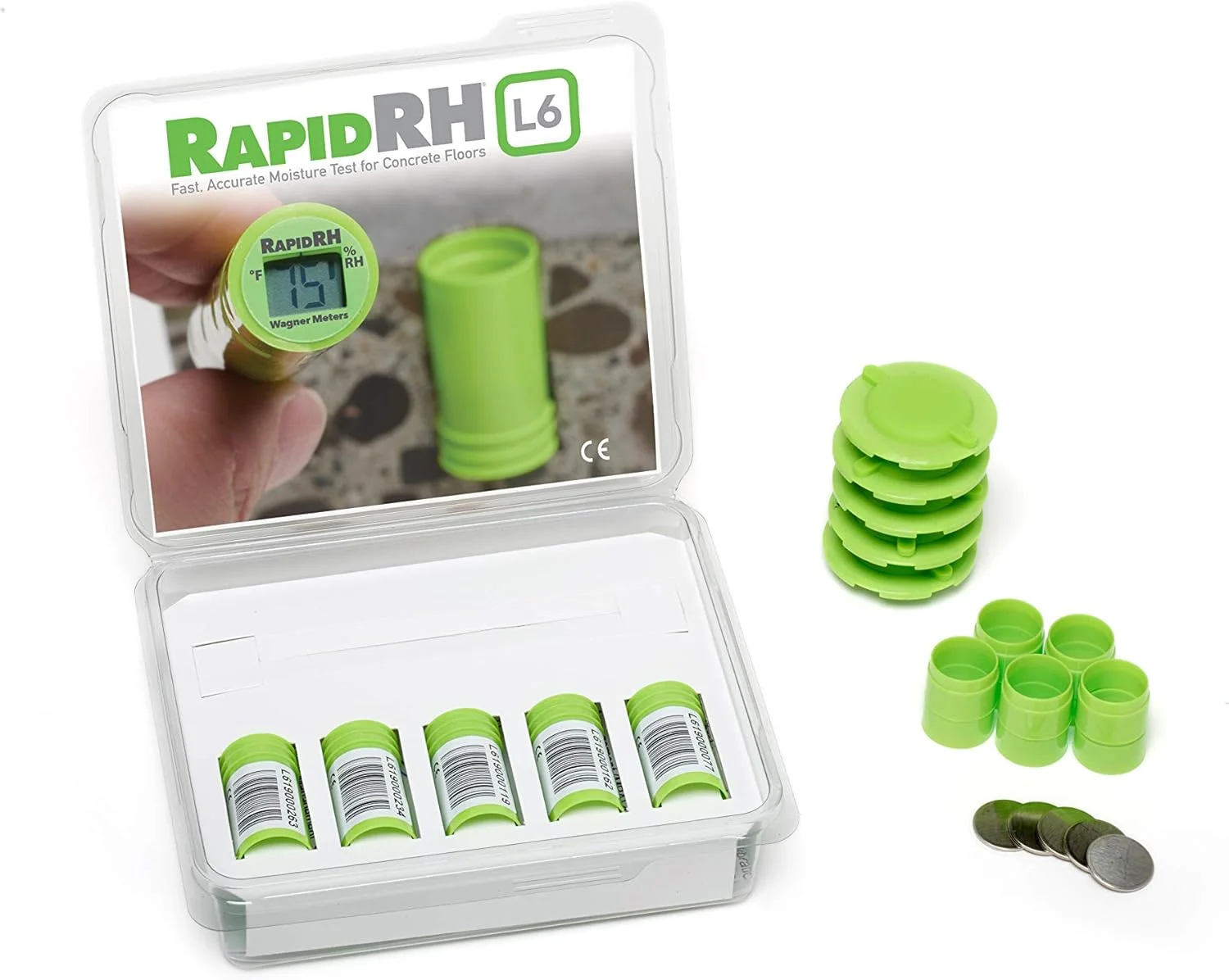 سنسور هوشمند رطوبت سنج Wagner Meters Rapid RH L6 (بسته 5 عددی) سنسور هوشمند رطوبت سنج Wagner Meters Rapid RH L6 (بسته 5 عددی)