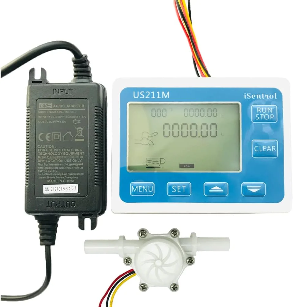 نمایشگر جریان سنج VESLFG با سنسور جریان هال، محدوده اندازه گیری 0.5-10 لیتر در دقیقه، اتصال سریع 10 میلی متری نمایشگر جریان سنج VESLFG با سنسور جریان هال، محدوده اندازه گیری 0.5-10 لیتر در دقیقه، اتصال سریع 10 میلی متری