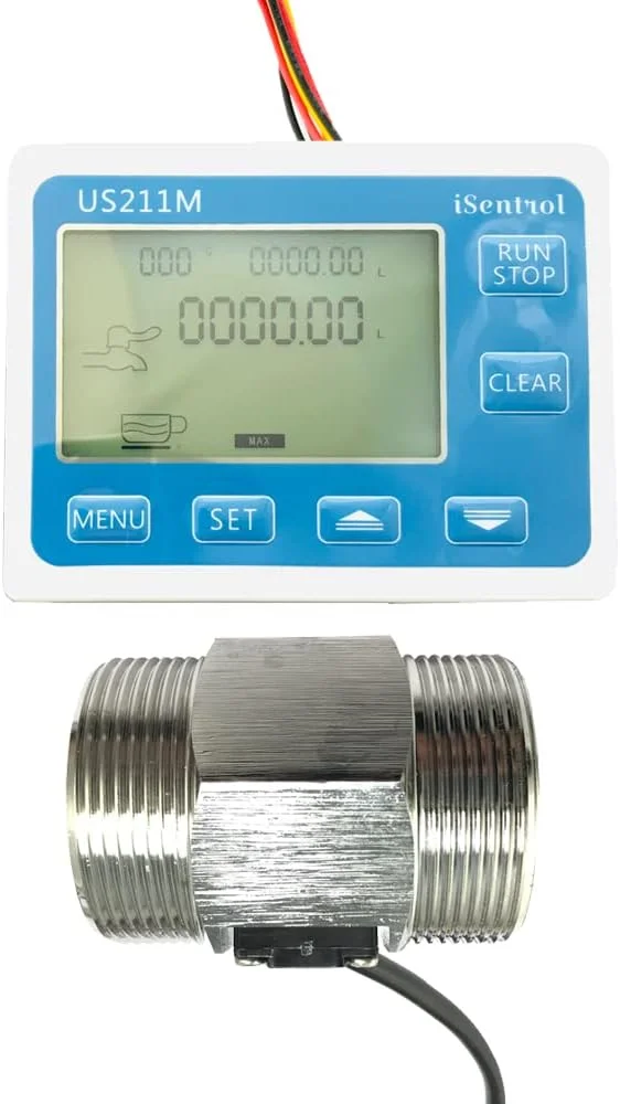 فلومتر دیجیتال VESLFG استیل ضد زنگ 304 سنسور جریان هال اندازه گیری 10-200 لیتر در دقیقه BSPP فلومتر دیجیتال VESLFG استیل ضد زنگ 304 سنسور جریان هال اندازه گیری 10-200 لیتر در دقیقه BSPP