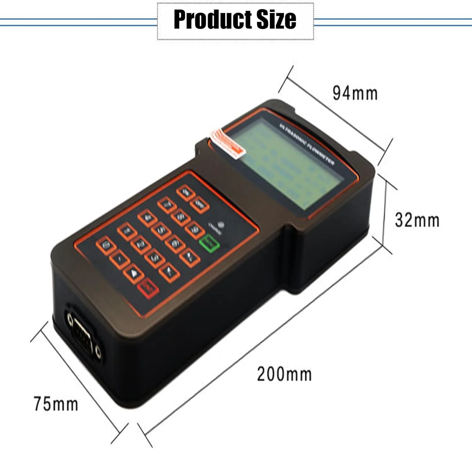 فلومتر التراسونیک شلنگ باغ، فلومتر مایع التراسونیک دیجیتال قابل حمل با محدوده اندازه گیری مبدل استاندارد برای خواندن و استفاده، با زمان کار طولانی، پروب متوسط