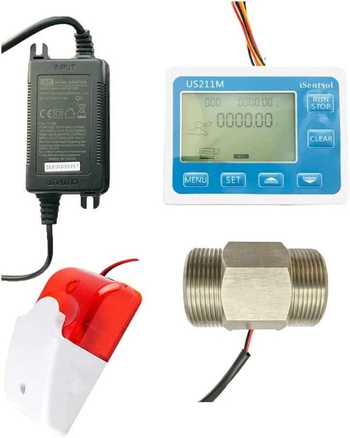 TTGLRT دبی سنج آب، جمع کننده، آلارم و سنسور جریان استیل ضد زنگ توربینی G1-1/2 اینچ BSPP SUS304 TTGLRT دبی سنج آب، جمع کننده، آلارم و سنسور جریان استیل ضد زنگ توربینی G1-1/2 اینچ BSPP SUS304