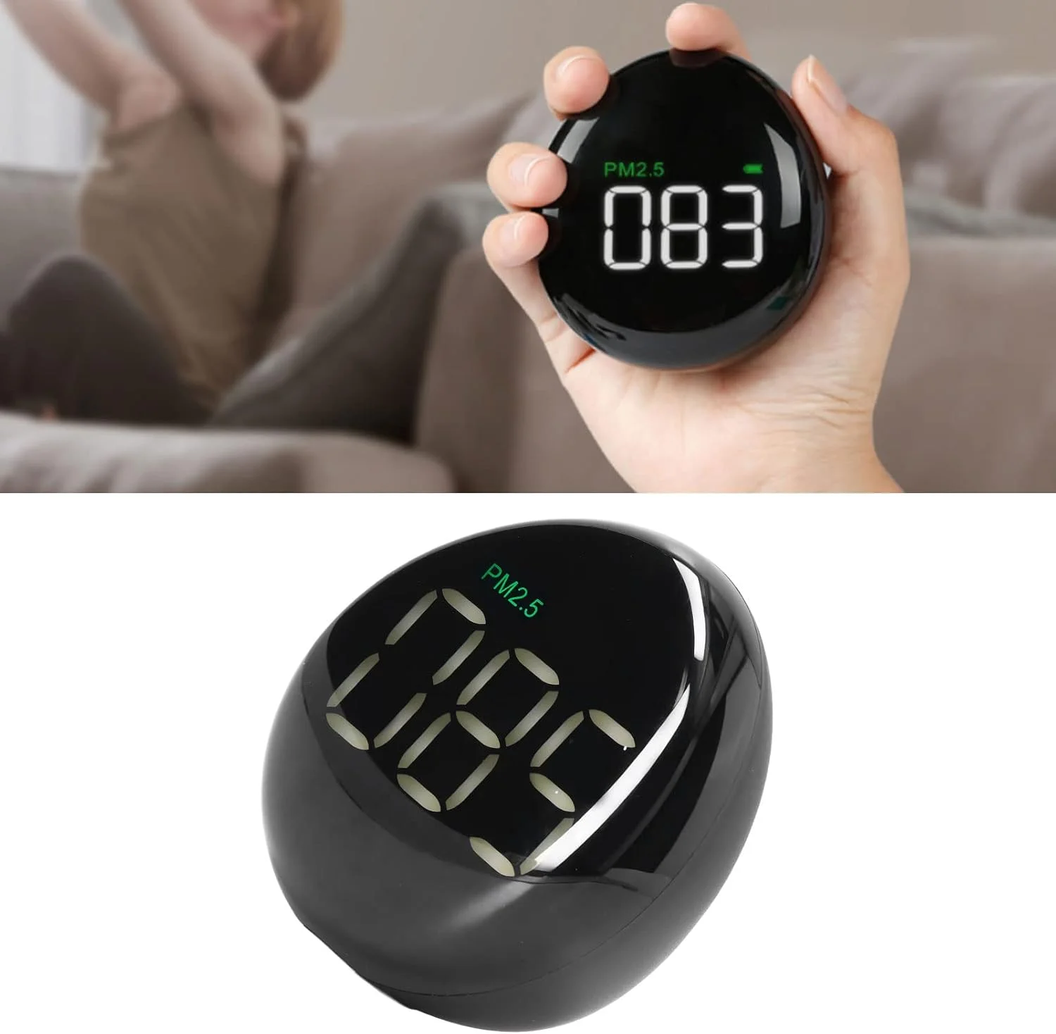 صفحه نمایش کیفیت هوا TTGLRT، ردیاب هوشمند قابل حمل، دقیق و بادوام، کاربرد گسترده برای خانه