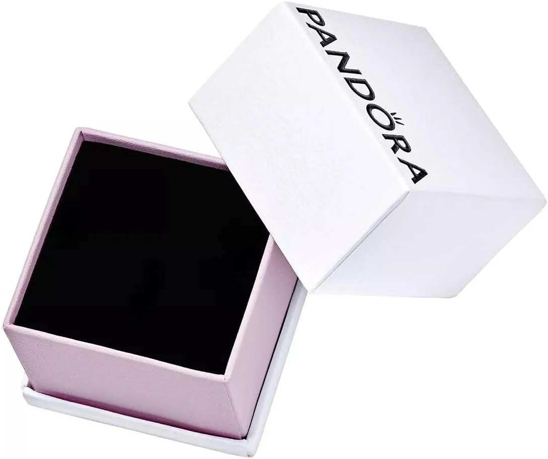 گوشواره های حلقه ای قلب نگین دار پاندورا سیگنیچر، روکش طلای رزگلد 14 عیار، با زیرکونیاهای کوبیک درخشان و قلب های برش خورده