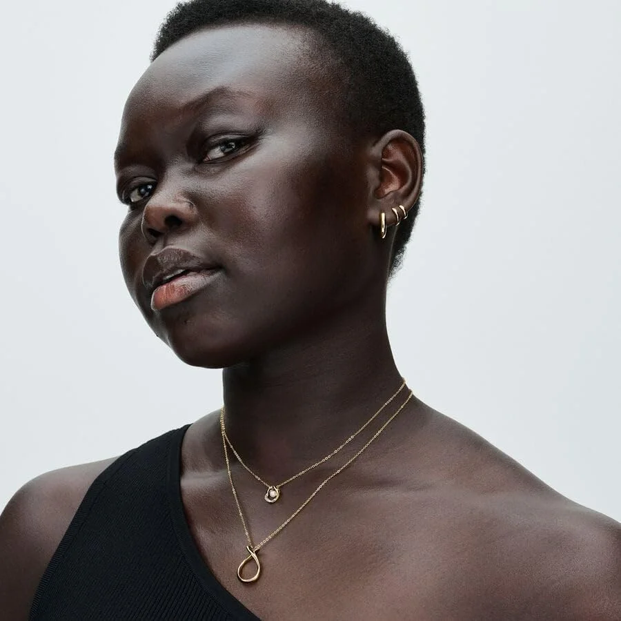 گوشواره های حلقه ای آویز Pandora Essence 263286C00 از جنس نقره استرلینگ با آلیاژ روکش طلا، سایز One size، نقره استرلینگ، بدون سنگ قیمتی گوشواره های حلقه ای آویز Pandora Essence 263286C00 از جنس نقره استرلینگ با آلیاژ روکش طلا، سایز One size، نقره استرلینگ، بدون سنگ قیمتی