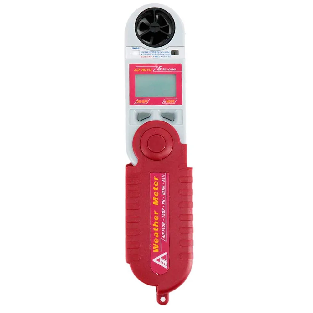 بادسنج دیجیتال دستی Tongbao AZ-8910، سرعت سنج باد، فشارسنج بارومتریک AZ8910