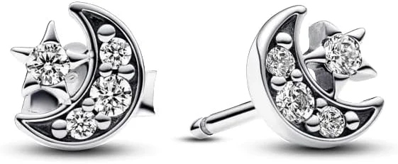 گوشواره های ماه از مجموعه PANDORA Moments