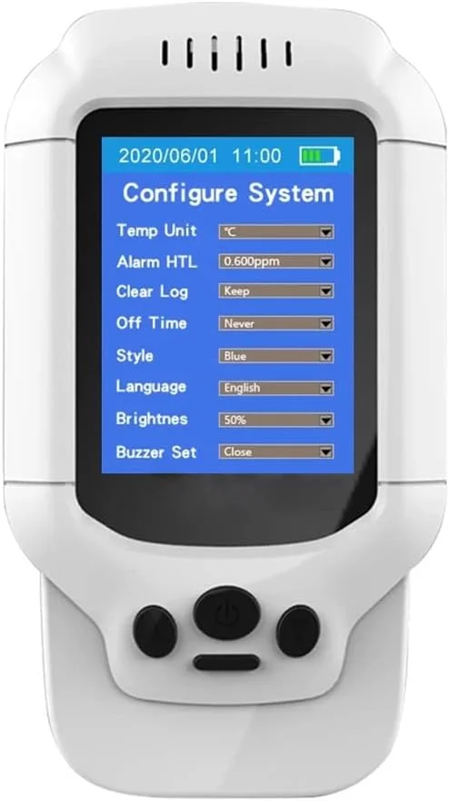 دماسنج SVASTY، دستگاه قابل حمل سنجش ازن، محدوده 0-5ppm، تستر O3، مانیتور کیفیت هوا، آشکارساز TVOC PM2.5، سنسور آنالیزور گاز، مناسب برای فضای داخلی دماسنج SVASTY، دستگاه قابل حمل سنجش ازن، محدوده 0-5ppm، تستر O3، مانیتور کیفیت هوا، آشکارساز TVOC PM2.5، سنسور آنالیزور گاز، مناسب برای فضای داخلی
