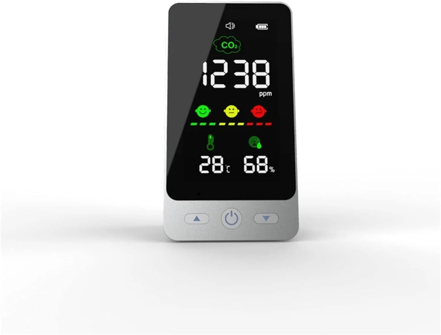 دستگاه سنجش کیفیت هوا SVASTY، ردیاب دی اکسید کربن استاندارد اروپا، آلمان و ژاپن