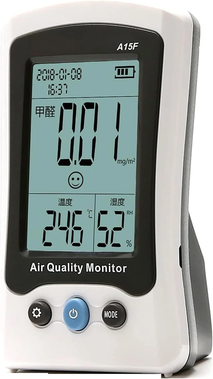 دستگاه سنجش کیفیت هوا SVASTY، مدل A15F، تستر فرمالدئید، آشکارساز ذرات معلق PM2.5، دستگاه سنجش آلودگی هوا خانگی، اندازه گیری کیفیت هوا
