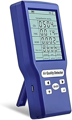 تستر کیفیت هوای SVASTY، تستر عالی برای CO2، فرمالدئید، TVOC، PM2.5 / PM10، آشکارساز گاز چند منظوره