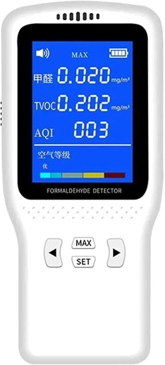 دستگاه تشخیص فرمالدهید حرفه ای قابل حمل SVASTY، دستگاه تست متانول حرفه ای خانگی، دستگاه تست کیفیت هوای داخل ساختمان PM2.5 با دوام