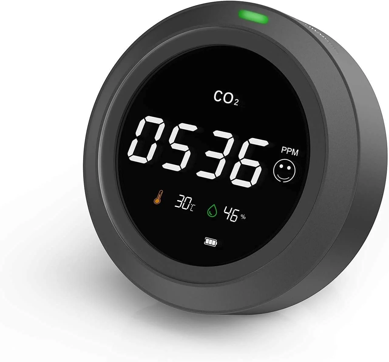 مانیتور CO2 سواستی، ردیاب دی اکسید کربن 3 در 1، دماسنج رطوبت سنج کیفیت هوا، تستر صفحه نمایش LCD دیجیتال 2.6 اینچی