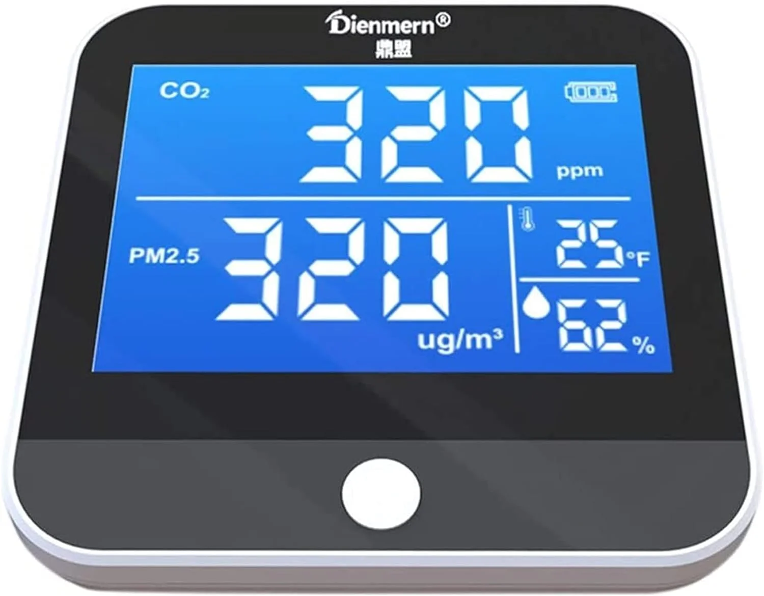 مانیتور کیفیت هوای داخل ساختمان SVASTY، ردیاب دی اکسید کربن، سنجش ذرات معلق PM2.5، دماسنج و رطوبت سنج، ردیاب گاز