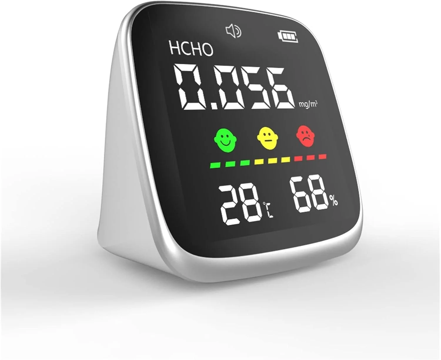 دستگاه تشخیص فرمالدئید SVASTY، دستگاه تست کیفیت هوا، تست کننده بوی خانگی رومیزی، تست بررسی دکوراسیون برای داخل و خارج از منزل