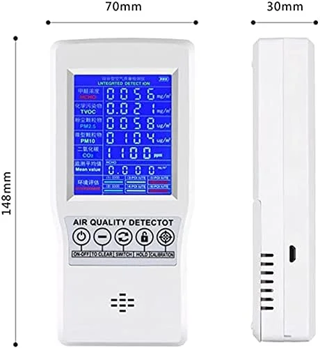 دستگاه تست کیفیت هوا SVASTY، مانیتور کیفیت هوا، سنسور تشخیص فرمالدئید داخلی، تشخیص و تست آلودگی داخلی، دستگاه تست کیفیت هوا TVOC