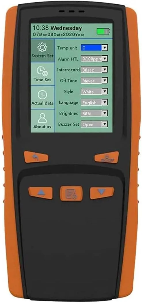 دستگاه تشخیص فرمالدئید SVASTY، ابزار حرفه ای تست کیفیت هوای داخل خانه، متانول برای پایش آلودگی هوا